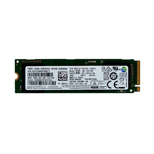 W53CK Dell 1TB Triple-Level Cell PCI Express NVMe 3.0 x4 M.2 2280 Solid State Drive