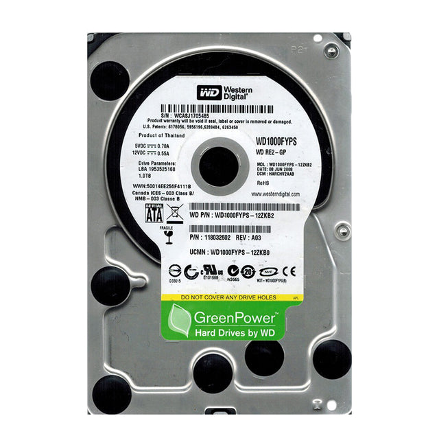 1TB 7200RPM SATA 3Gb/s 16MB Cache 3.5-Inch Hard Drive