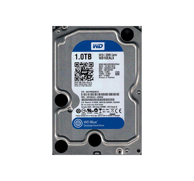WD10EALX Western Digital Caviar Blue 1TB 7200RPM SATA 6Gb/s 32MB Cache 3.5-Inch Hard Drive