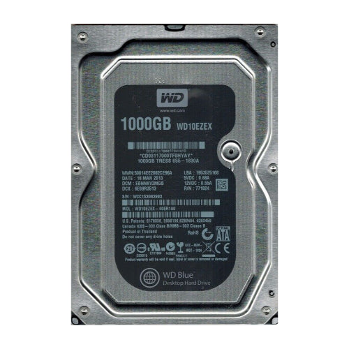 WD10EZEX-40ER1A0 Western Digital Blue 1TB 7200RPM SATA 6Gb/s 64MB Cache 3.5-Inch Hard Drive