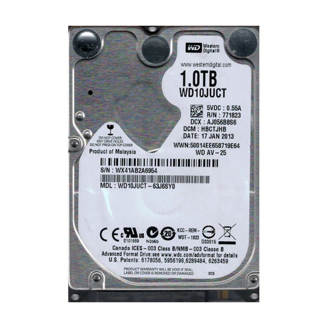 AV-25 1TB 5400RPM SATA 3Gb/s 16MB Cache 2.5-Inch Hard Drive