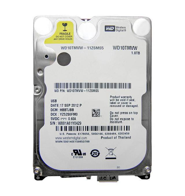 WD10TMVW - Western Digital 1TB 5400RPM USB 3.0 2.5-Inch Hard Drive