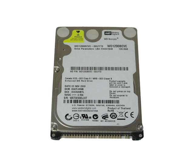 Scorpio 120GB 5400RPM PATA 8MB Cache 2.5-Inch Hard Drive