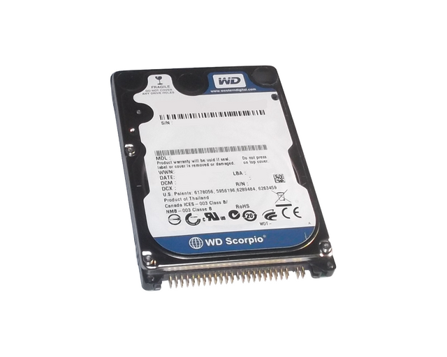 Scorpio 160GB 5400RPM PATA 8MB Cache 2.5-Inch Hard Drive