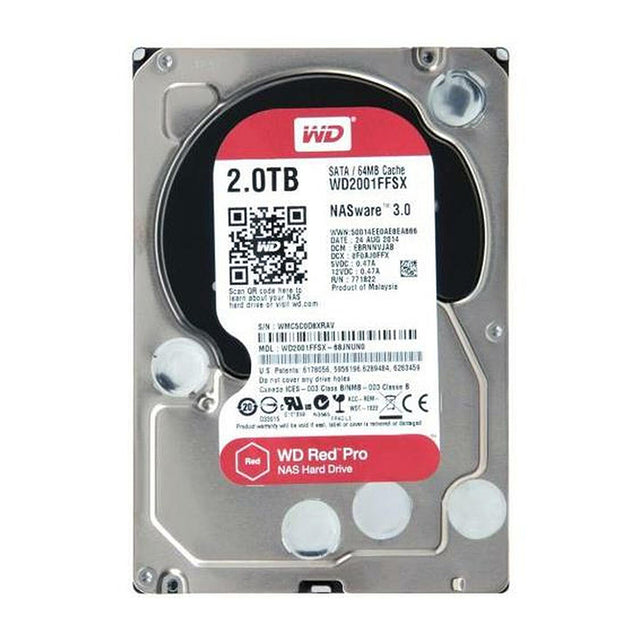 Red Pro 2TB 7200RPM SATA 6Gb/s 64MB Cache 3.5-Inch Hard Drive