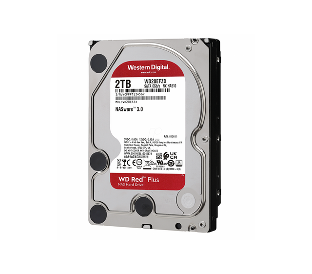 Red Plus 2TB 5400RPM SATA 6Gb/s 64MB Cache 3.5-Inch NAS Hard Drive