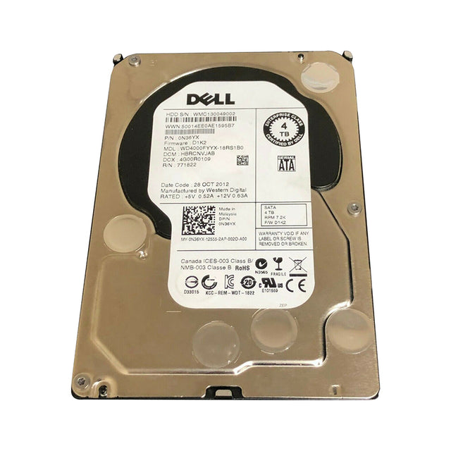 RE 4TB 7200RPM SATA 6Gb/s 64MB Cache 512n RoHS 3.5-Inch Hard Drive