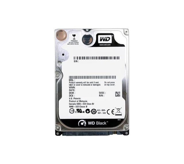 WD7500BPKX-A1 - Western Digital Black 750GB 7200RPM SATA 6Gb/s 16MB Cache 2.5-Inch Hard Drive