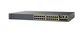 Cisco - WS-C2960S-24PS-L-C3 - Catalyst 2960S Series 24-Ports 10/100/1000 RJ-45 PoE Manageable Layer2 Rack-mountable 1U Ethernet Switch with 4x SFP Ports (