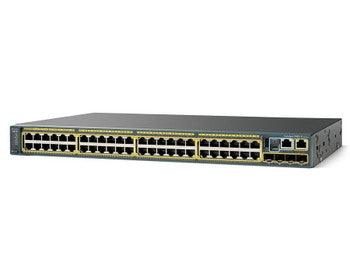 Cisco - WS-C2960SF48LPS-L-WS - Catalyst 2960s-f48lps-l 48-Ports 10/100 RJ-45 PoE+ Manageable Rack-mountable Fast Ethernet Switch with 4x SFP GE Uplink Por