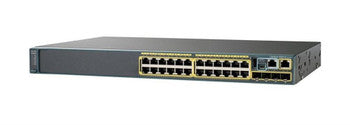 Cisco - WS-C2960X-24TS-LL-NO - Catalyst 2960-x 24-Ports 10/100/1000Base-T RJ-45 Manageable Layer2 Rack-mountable 1U and Desktop Switch with 4x SFP Expansi