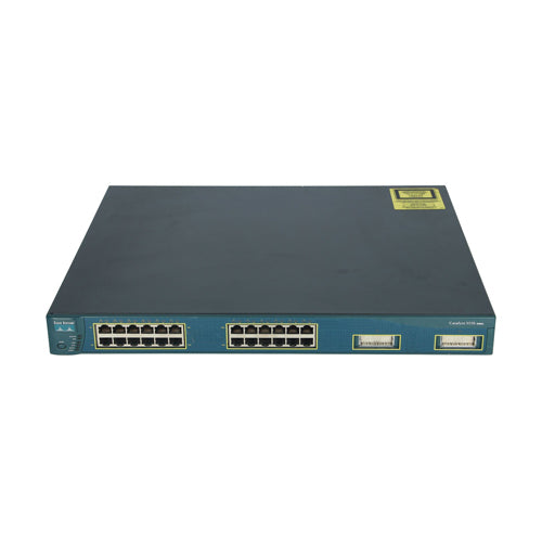 WS-C3550-24-EMI-RF Cisco Catalyst 3550 Series 3550-24 24 x RJ-45 Ports 10/100BaseTX + 2 x SFP mini-GBIC Ports Layer 4 Managed Rack-mountable Fast Ethernet Network Switch