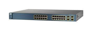 Cisco - WS-C3560G-24TSS-WS - Catalyst 3560 24-Ports 10/100/1000 RJ-45 Manageable Layer2 Fixed Rack Mountable and Standalone/Clustering Switch with 4x SFP