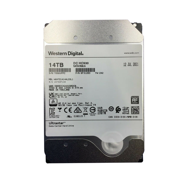 Ultrastar Dc HC530 14TB 7200RPM SATA 6Gb/s 512e 3.5-Inch Hard Drive
