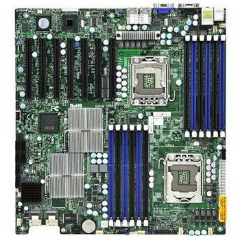X8DTH-6F-B - SuperMicro X8DTH-6F Socket LGA1366 Intel 5520 Chipset EATX System Board Motherboard Supports 2x Xeon 5600/5500 Series DDR3 12x DIMM