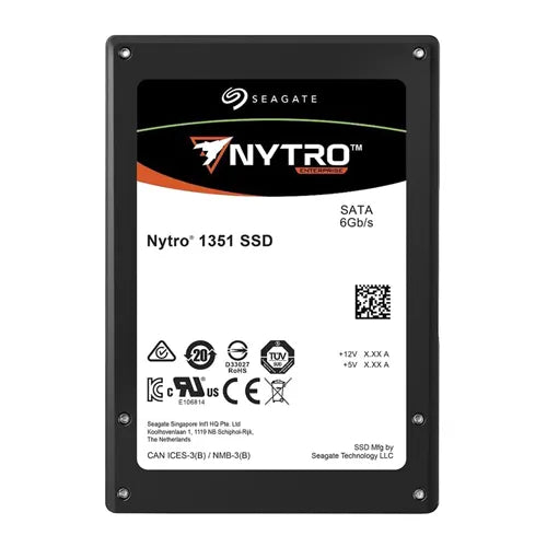 XA960LE10083 Seagate Nytro 1351 Series 960GB Triple-Level Cell SATA 6Gb/s Light Endurance 2.5-Inch Solid State Drive
