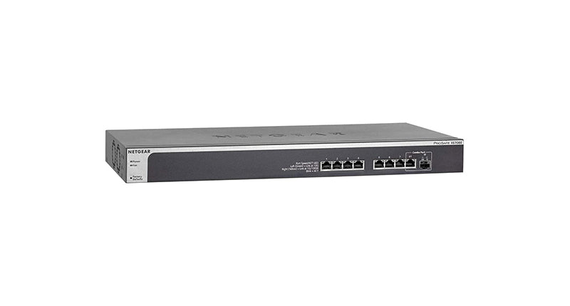 Prosafe XS708E 8 x RJ-45 Ports 10GBase-T + 1 x Combo SFP+ Port 