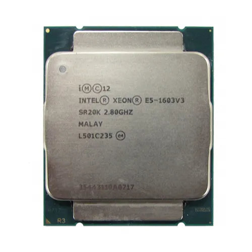 0K306W Dell 2.80GHz 0.0GT/s QPI 10MB L3 Cache Socket LGA2011-3 Intel Xeon E5-1603 v3 Quad-Core Processor