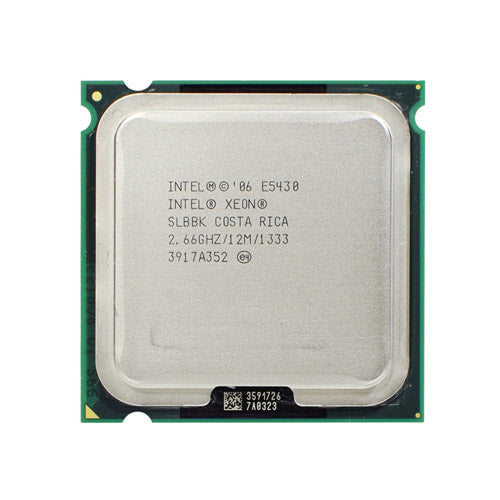 BX80574E5430A Intel Xeon E5430 Quad-Core 2.66GHz 1333MHz FSB 12MB L2 Cache Socket LGA771 Processor