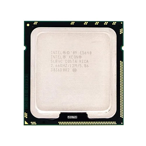 E5640 Intel Xeon E5640 Quad-Core 2.66GHz 5.86GT/s QPI 12MB L3 Cache Socket LGA1366 Processor