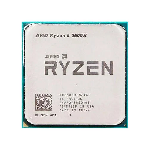 YD260XBCAFBOX AMD Ryzen 5 2600X 6-Core 3.6GHz 16MB L3 Cache Socket AM4 Processor