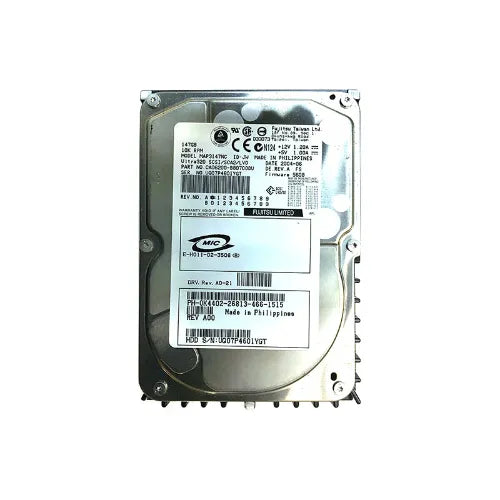 CA06200-B80700DU-DELL - Dell 147GB 10000RPM Ultra320 SCSI 8MB Cache 80-Pin LVD 3.5-Inch Hard Drive