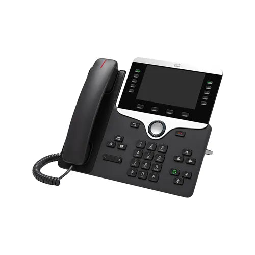 CP-8811-K9++= - Cisco 8800 Series 8811 2 x Ports PoE 1000Base-T 5-Lines Supported Wall-Mountable VoIP Phone