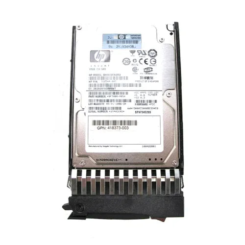 DH0072FAQRD-GEN - HP 72GB 15000RPM SAS 6Gb/s Hot-Pluggable Dual Port SFF 2.5-Inch Enterprise Hard Drive with Tray for Gen1/7 ProLiant Server/Storage Array