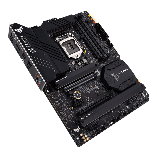TUF GAMING Z590-PLUS Socket LGA 1200 Intel Z590 Chipset 11th Generation Intel Core Processors & 10th Generation Intel Core/ Pentium Gold & Celeron Processors Support DDR4 4x DIMM 6x SATA 6.0Gb/s ATX Motherboard