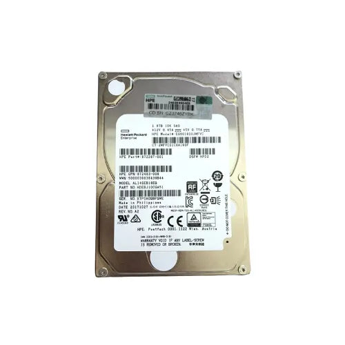 EG001800JWFVC-1 - HP 1.8TB 10000RPM SAS 12Gb/s Hot-Pluggable 512e SFF 2.5-inch Enterprise Hard Drive with Smart Carrier for Gen8/10 ProLiant Server/Storage Array