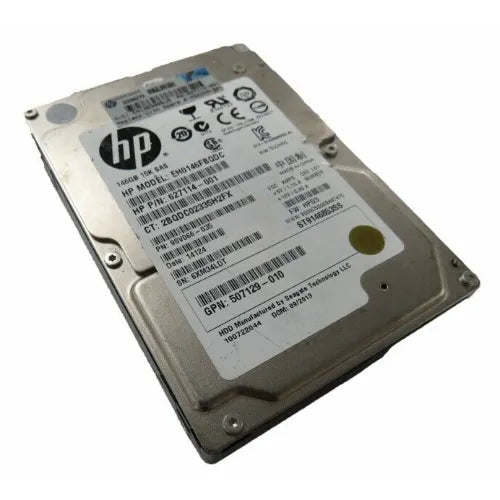 EH0146FBQDC-GEN - HP 146GB 15000RPM SAS 6Gb/s Hot-pluggable 512n 2.5 Hard Drive for ProLiant Gen.8