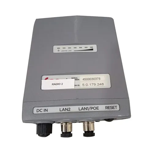 FLMESH-HW-4500-2NA - Cisco Fluidmesh FM4500 1 x SFP Ports + 1 x Ports 1000Base-T 1 x Ports PoE+ 1000Base-T DIN rail mountable Wireless Bridge