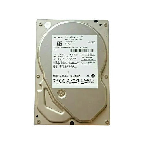 HDP725032GLA360-DEL - Dell Deskstar P7K500 Series 320GB 7200RPM SATA 3Gb/s 16MB Cache 3.5-Inch Hard Drive