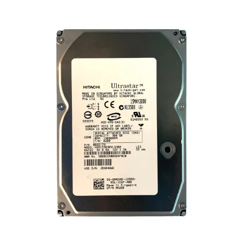 HR200-GEN - Dell 300GB 15000RPM SAS 3Gb/s Hot-Pluggable 3.5-Inch Hard Drive with Tray for PowerEdge Servers