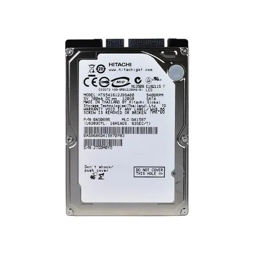 Travelstar 5K160 Series 120GB 5400RPM SATA 1.5Gb/s 8MB Cache 7-Pin 2.5-inch Hard Drive
