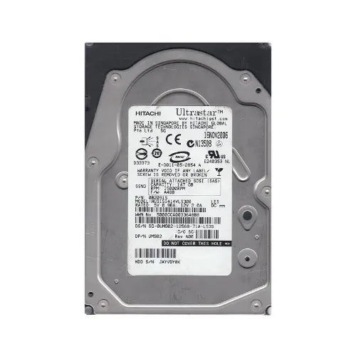 HUS151414VLS300-DELL - Dell 146GB 15000RPM SAS 3Gb/s 16MB Cache 3.5-Inch Hard Drive