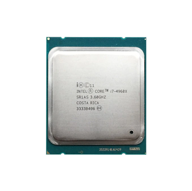 I7-4960X - Intel Core i7-4960X Extreme Edition 6 Core 3.60GHz 5.00GT/s DMI2 15MB L3 Cache Socket FCLGA2011 Desktop Processor