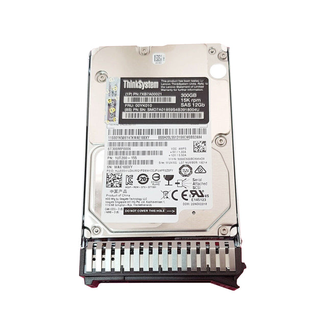 00YK010 - Lenovo 300GB 15000RPM SAS 12Gb/s 2.5-inch Hard Drive