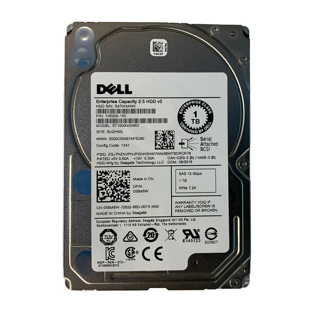 1VE200-150 - Seagate 1TB 7200RPM SAS 12Gb/s 2.5-Inch Hard Drive