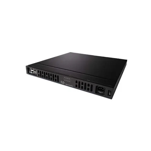 ISR4331/K9-GEN - Cisco 4000 Series 4331 3 x onboard WAN or LAN Ports 1000Base-T + 2 x RJ-45 Ports + 2 x SFP Ports Gigabit Ethernet 1U Rack-mountable Router