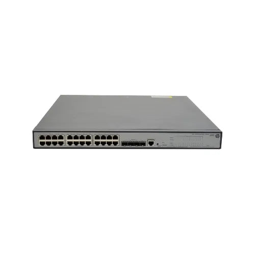HPE OfficeConnect 1910 Series 1910-24G-PoE 24 x RJ-45 Ports PoE 10/100/1000Base-T + 4 x SFP mini-GBIC Ports Layer 3 Managed Rack-mountable Gigabit Ethernet Network Switch