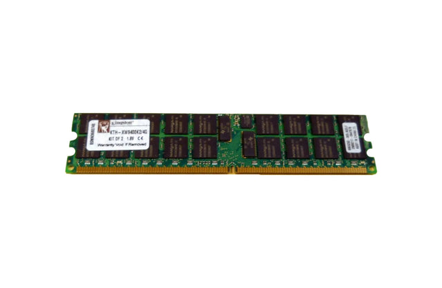 KTH-XW9400K2/4 - Kingston 4GB Kit (2x2GB) DDR2-667MHz PC2-5300 ECC Registered CL5 240-Pin DIMM Dual Rank Memory