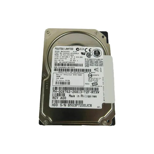 MAY2036RC-DELL - Dell 36GB 10000RPM SAS 3Gb/s Hot-Pluggable 16MB Cache 2.5-Inch Hard Drive