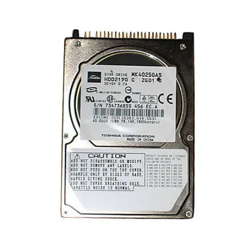 MK4025GAS-1 - Toshiba 40GB 4200RPM IDE Ultra ATA/100 (ATA-6) 8MB Cache 2.5-Inch Hard Drive