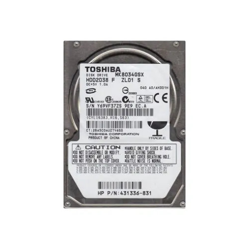 MK8034GSX-DEL - Dell 80GB 5400RPM SATA 1.5Gb/s 8MB Cache 2.5-Inch Hard Drive
