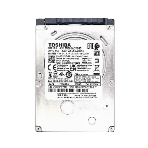 MQ01ACF050-DELL - Dell MQ01ACF Series 500GB 7200RPM SATA 3Gb/s 16MB Cache (512e) 2.5-Inch Hard Drive