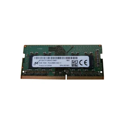 MTA8ATF1G64HZ-2G6E1-GEN - Micron 8GB DDR4-2666MHz PC4-21300 Non-ECC Unbuffered CL19 260-Pin SODIMM 1.2V Single Rank Memory Module