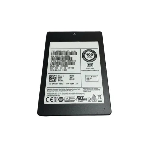 MZ-7KM400A-DELL-Dell 400GB 2.5 inch MLC 6Gb/s SATA Solid State Drive