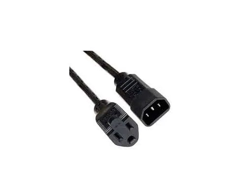 P002-001-10A - Tripp Lite 0.31 m 10A 18AWG Universal AC Power Adapter Cord Lead Cable (IEC-320-C14 to NEMA 5-15R)