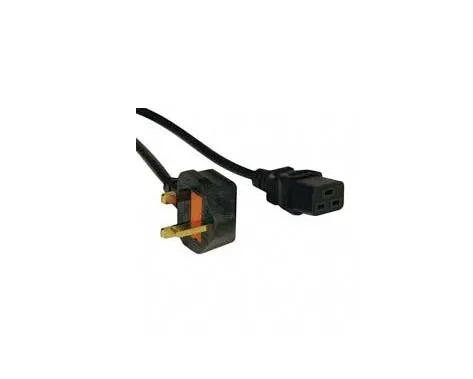 P052-008 - Tripp Lite 2.43 m Standard UK Power Cord Lead Cable, 13A (IEC-320-C19 to BS-1363 UK Plug)
